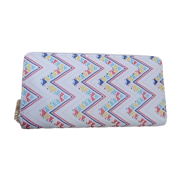 Riah Chevron Zip Around Wallet - Picture 5 of 6
